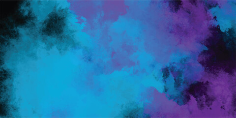 Abstract artistic background in vibrant shades of teal blue and purple, grungy paint texture, creative digital art, modern design element.