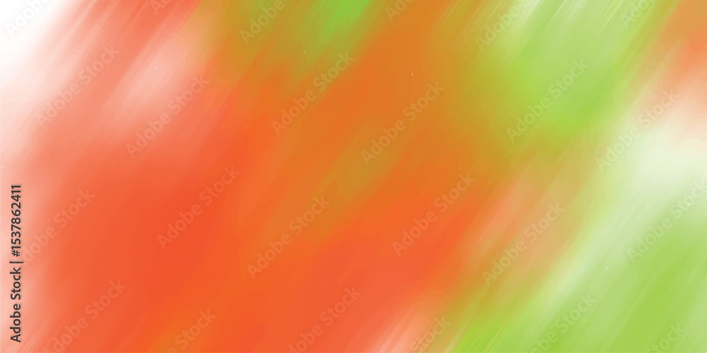 Aufkleber abstract colorful background with brushstrokes of orange green and white creating a dynamic design f