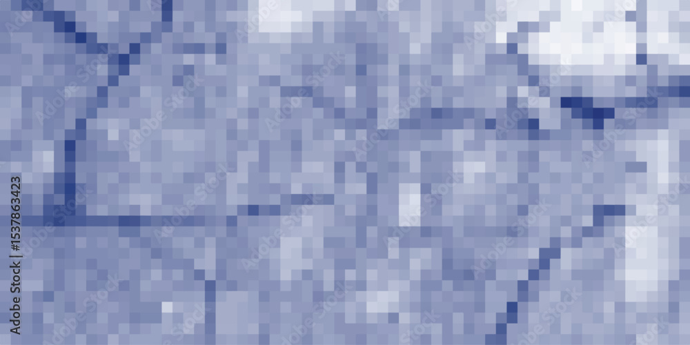 Poster abstract pixelated blue toned image representing various ideas and concepts perfect for digital back