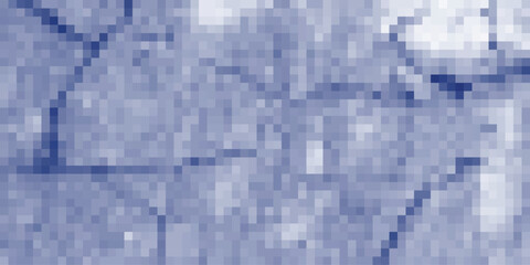 Abstract pixelated blue toned image representing various ideas and concepts perfect for digital backgrounds and artistic displays