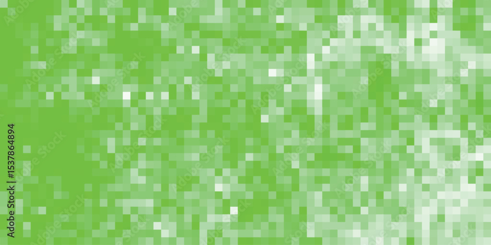 Poster pixelated green gradient background design for creative projects with abstract textural appearance s