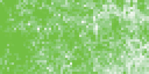 Pixelated green gradient background design for creative projects with abstract textural appearance suitable for digital art or modern graphic design elements