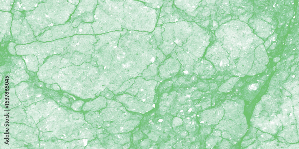 Poster textured green background featuring a cracked stone or cement surface suitable for web design or pri
