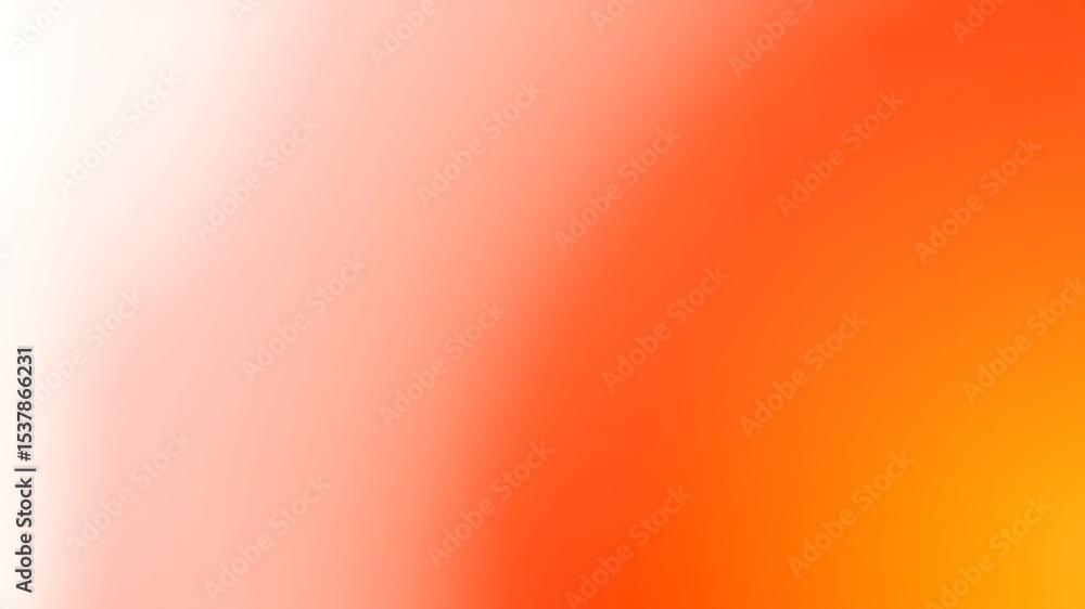 Poster warm orange and white gradient background with smooth transitions for diverse applications