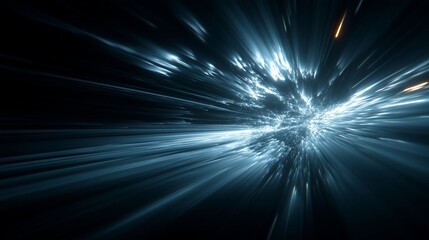 Fast Moving Light Streaks in Space