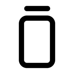 Clean line vector icon battery for user interface design. Ideal for web dashboards, mobile apps, UI kits, and prototypes. Scalable SVG format for easy integration in digital projects.