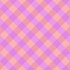 pink and white plaid