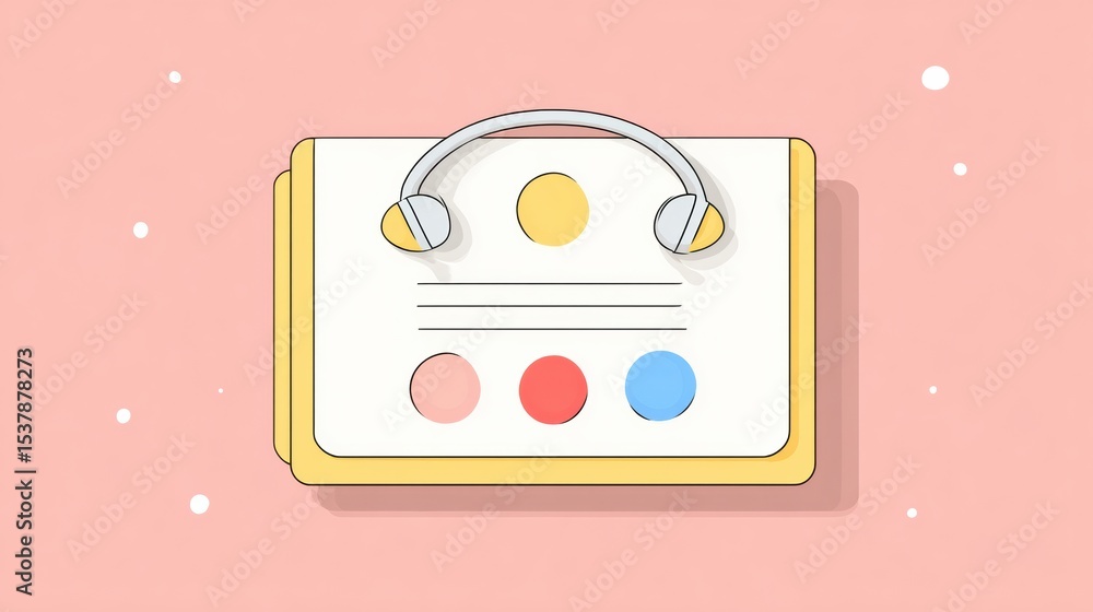 Poster design of a support hotline card featuring customizable sections for effective communication and ass