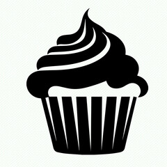 cupcake vector illustration