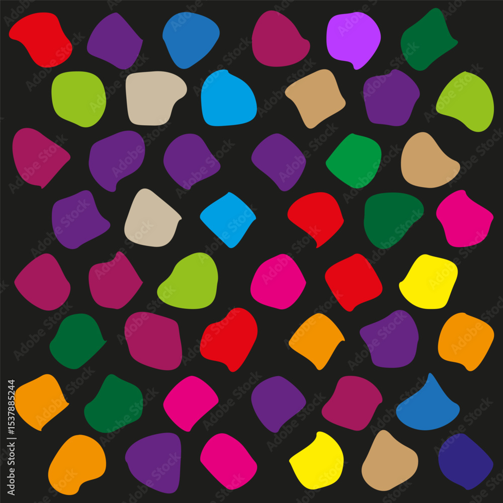 Poster colorful squares pattern. bright geometric mosaic. vector tile design. rainbow color blocks.