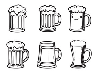 Minimal Beer Mug Icon Pack