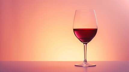 Elegant Red Wine Still Life: Studio Shot.