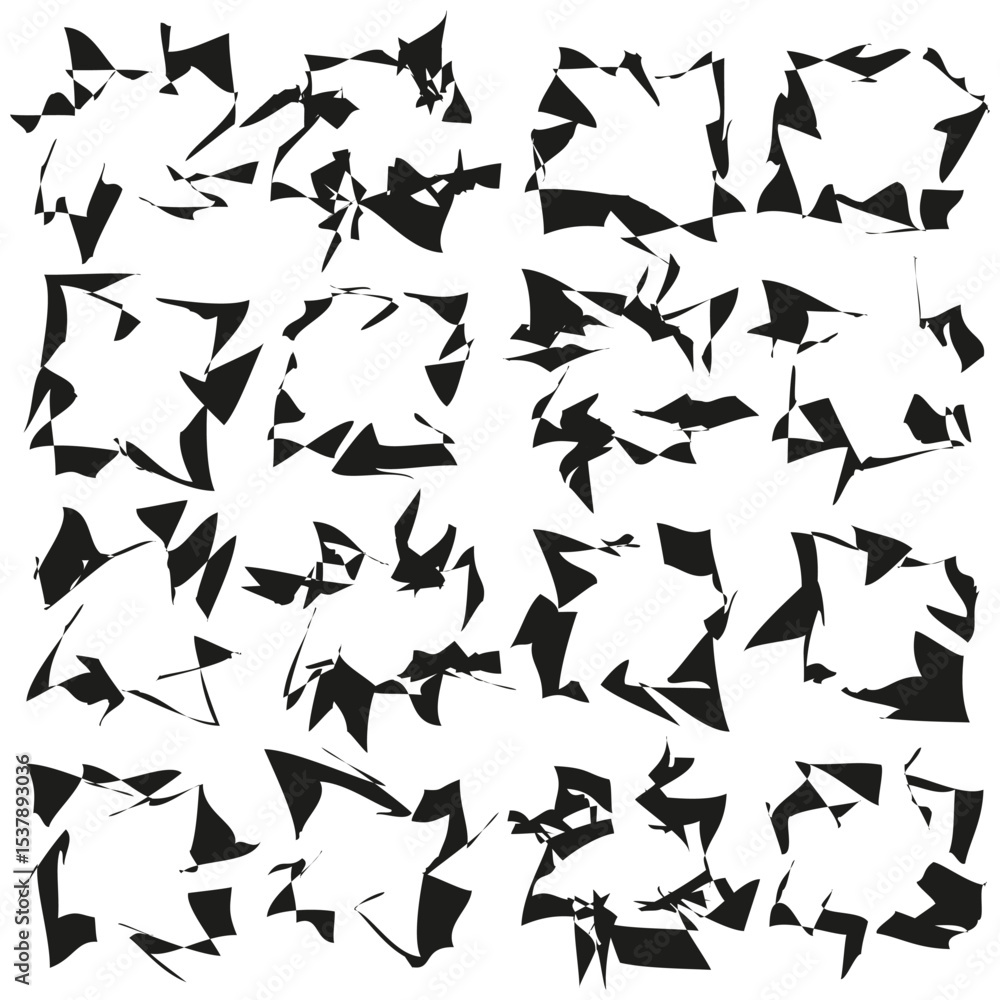 Poster arrow movement icon. flying direction shape. vector dynamic figure. abstract motion symbol.