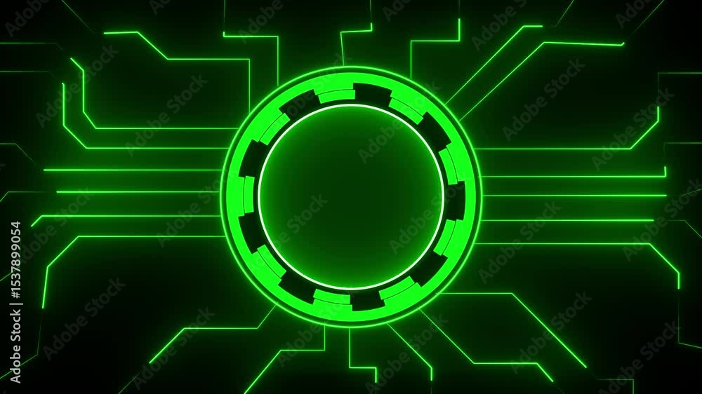 Poster animation of hud elements, callouts for text,hud callout design elements. animation 4k video icon .