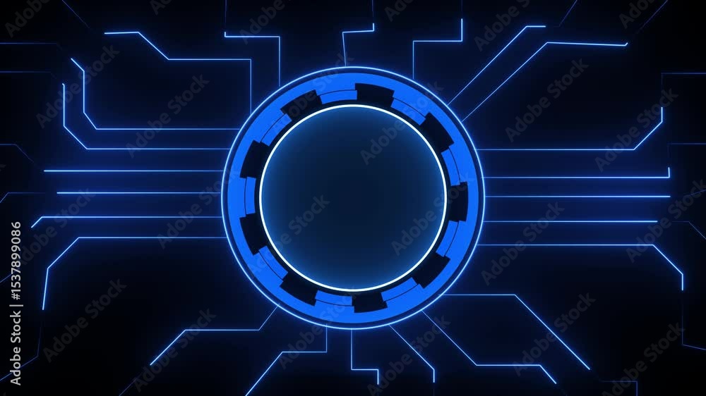 Poster animation of hud elements, callouts for text,hud callout design elements. animation 4k video icon .