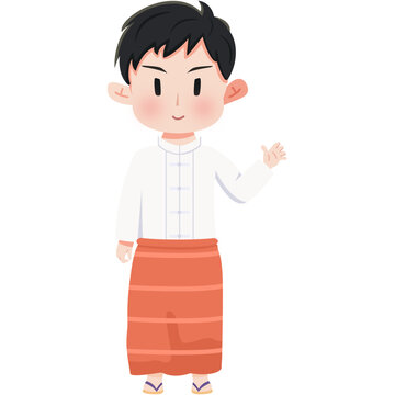Myanmar_ longyi
