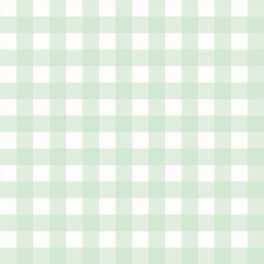 green gingham fabric texture, seamless plaid pattern, background and wallpaper 