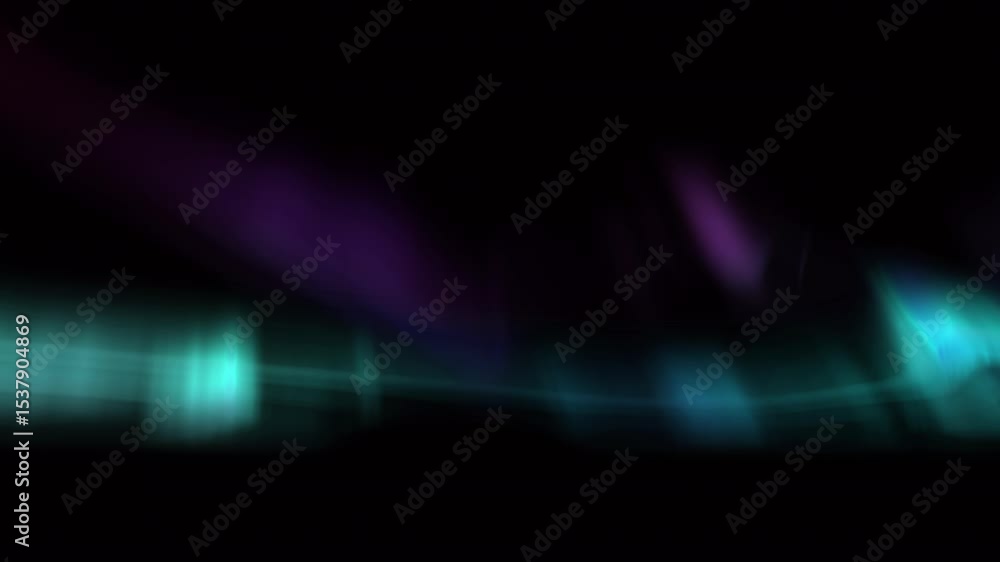 Canvas Prints aurora radiance northern lights display background animation loop