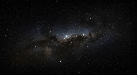 Fototapeta premium Stunning View of the Milky Way Galaxy Filled with Celestial Wonders and Stars