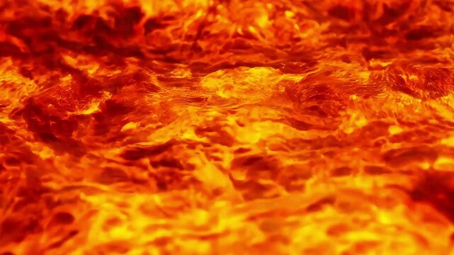 Molten Lava Honeycomb: Golden Morph, Hyperreal Fluid, Cinematic
