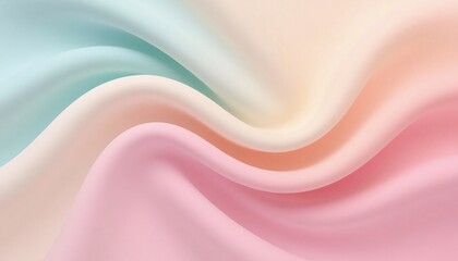 Soft Pastel Gradient Background with Smooth Flowing Waves