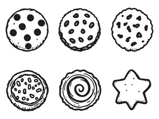 Cookies Line Art Collection