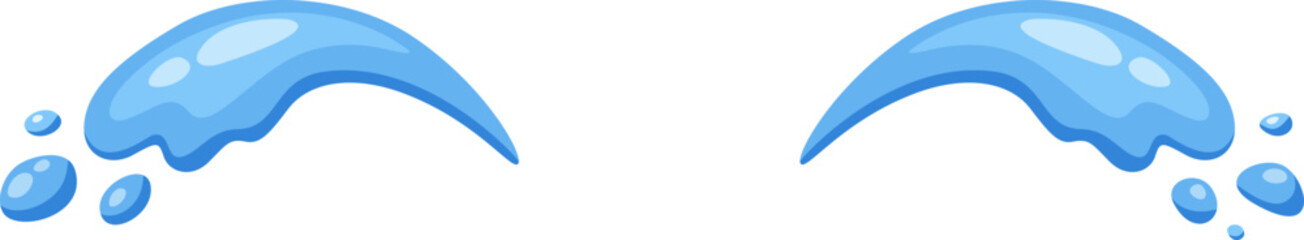 Cartoon Tear Illustration