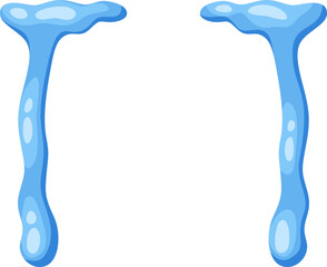 Cartoon Tear Illustration