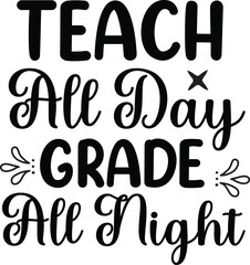 World Teacher's Day Typography Design 
