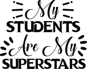 World Teacher's Day Typography Design 