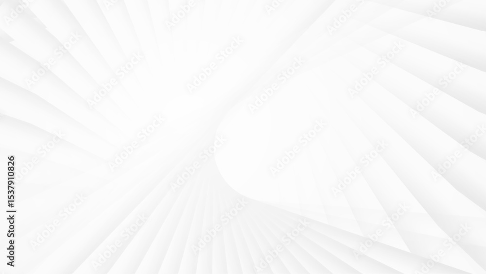 Poster Abstract 3d modern square background. White and grey geometric pattern texture. vector art illustration