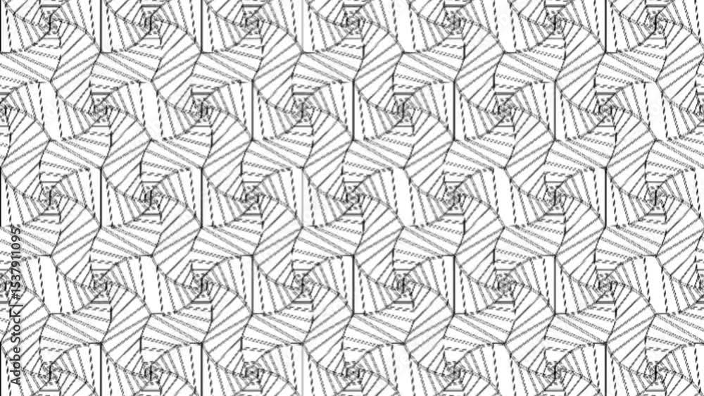 Poster vector seamless pattern with geometric shapes video backgrou d