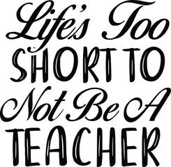 World Teacher's Day Typography Design 