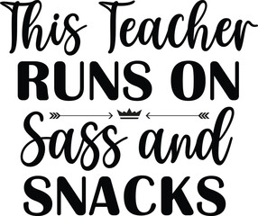 World Teacher's Day Typography Design 