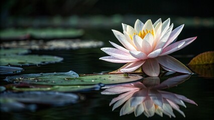 pink water lily