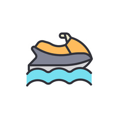 Stylish Watercraft On Calm Waters Depicting Summer Fun And Adventure