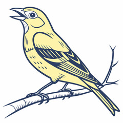 Fototapeta premium bird vector image