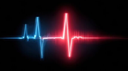Heartbeat Monitor Transitions to Risk Meter With Upper Zone at Minimal Level