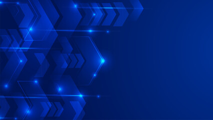 Blue Technology Gradient Vector Background