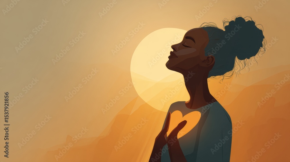 Poster building a daily gratitude habit in 21 days for improved well-being and positivity