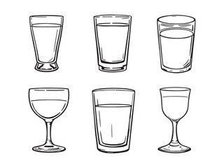 glass of milk minimal art