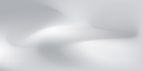 Silver foil background with metal mirror texture. Chrome gradient surface with light like could abstract