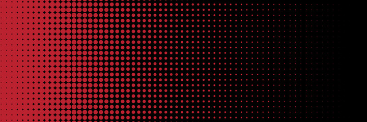 Halftone dots red and blue color pattern gradient grunge texture background. Dot pop art comic sport style vector illustration. grunge vector dots