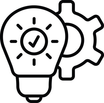 Feasible Lightbulb Icon 