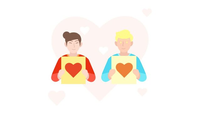 peace and love. animated loving the differences that exist. love between tribes and races. love that grows because of differences