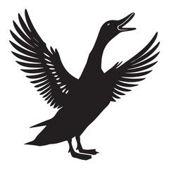 Fototapeta premium Whimsical Duck Clipart for Mugs and Apparel