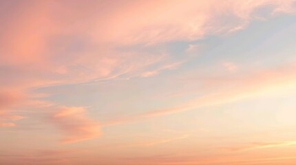 Obraz premium soft pastel gradient sky