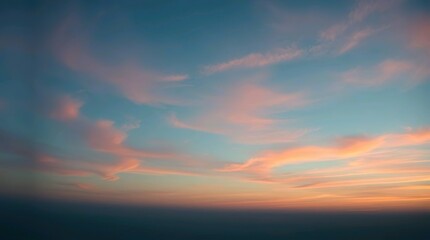 Naklejka premium soft pastel gradient sky