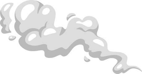 Cartoon Cloud Smoke Illustration © pande/visulaco
