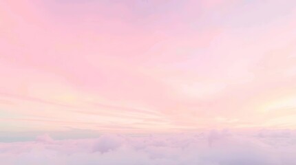 Obraz premium soft pastel gradient sky